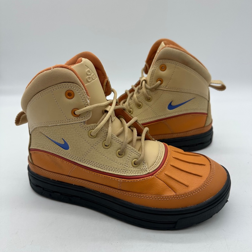 Nike 524872-201 Youth Size 5Y Wheat Orange Woodside 2 High ACG Boots Duck Boot
